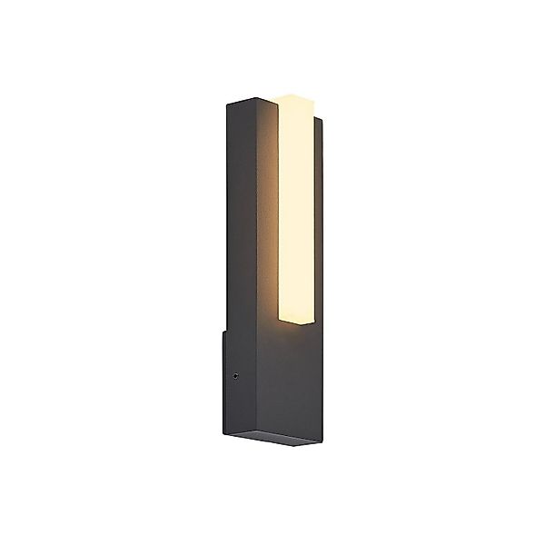 Lucande LED Wandleuchte Außen Virgalia 9619217 Modern in Schwarz aus Alumin günstig online kaufen