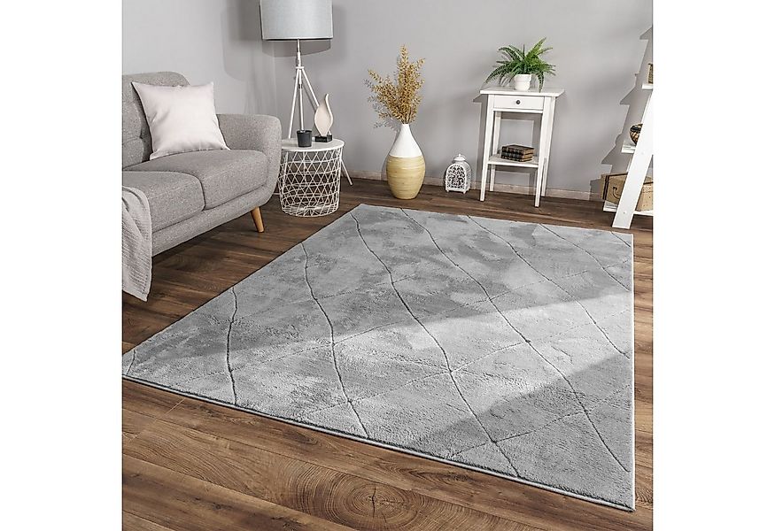 TT Home Teppich, Rechteckig, Höhe: 14 mm, Wohnzimmer Teppich Esszimmer Kurz günstig online kaufen