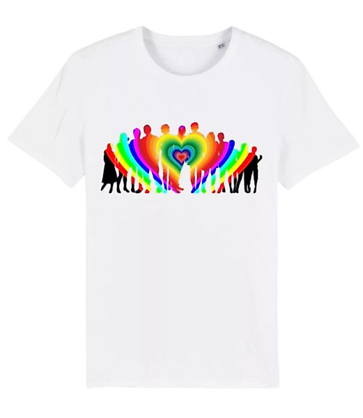 Regenbogen Familie · Männer Bio T-Shirt Stanley Stella günstig online kaufen