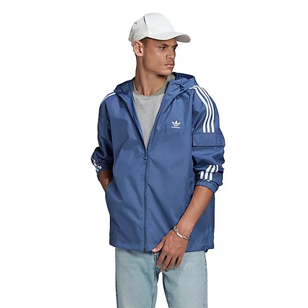 Adidas Originals 3 Stripes Cargo Jacke M Crew Blue günstig online kaufen