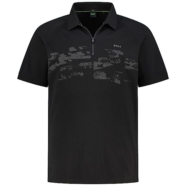 BOSS Poloshirt mit Stretch Farbe schwarz Größe: 5XL günstig online kaufen