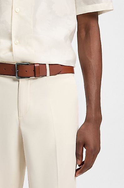 BOSS Ledergürtel Jeeko_Sz40 mit matter Schließe günstig online kaufen