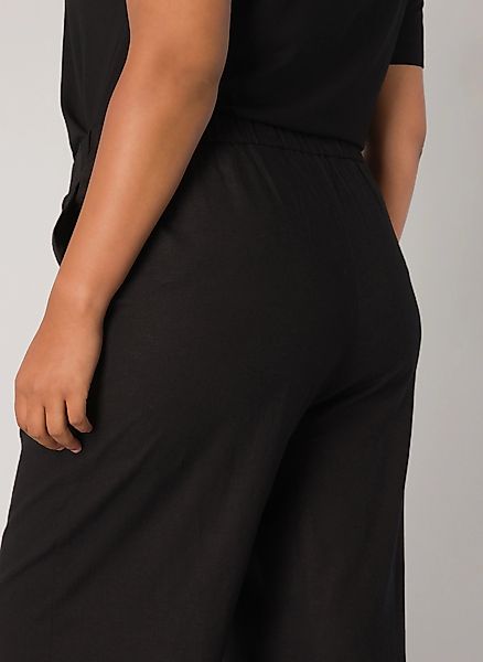 Base Level Curvy Leinenhose "Yula" Sommerhose, Leinen-Viskose-Mix, mit elas günstig online kaufen