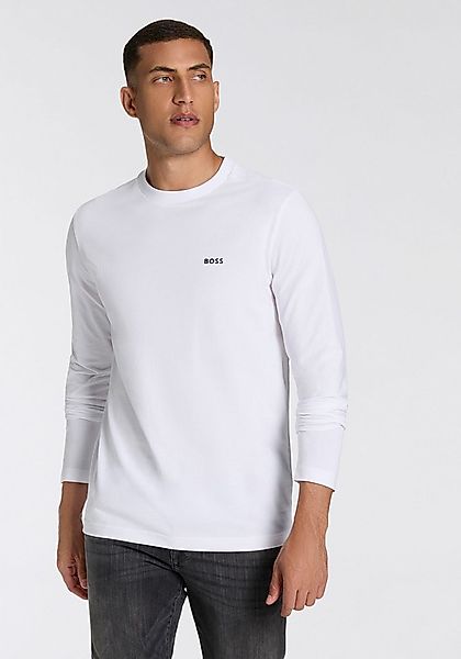 BOSS GREEN Langarmshirt Tee Long mit Rundhalsausschnitt günstig online kaufen