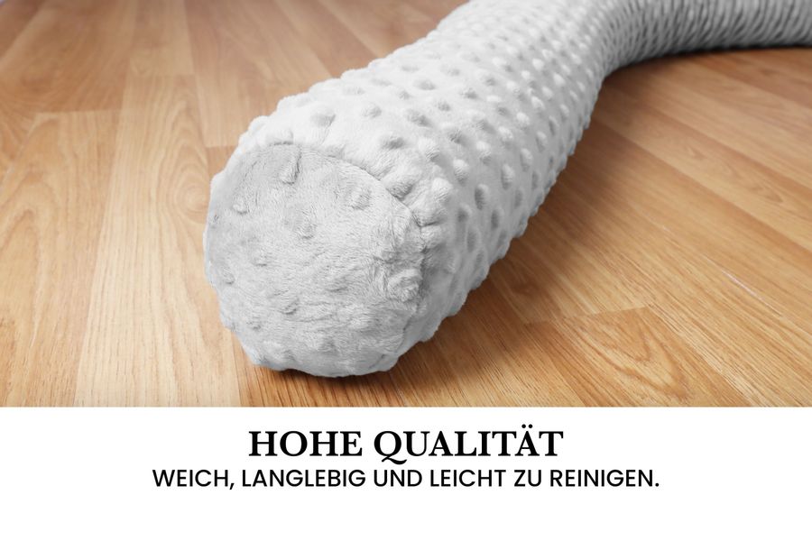 Amilian Nestchenschlange Bettschlange 210cm - Seitenschläferkissen günstig online kaufen