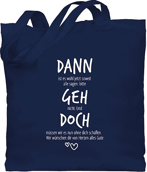 Shirtracer Umhängetasche Dann geh doch mit günstig online kaufen