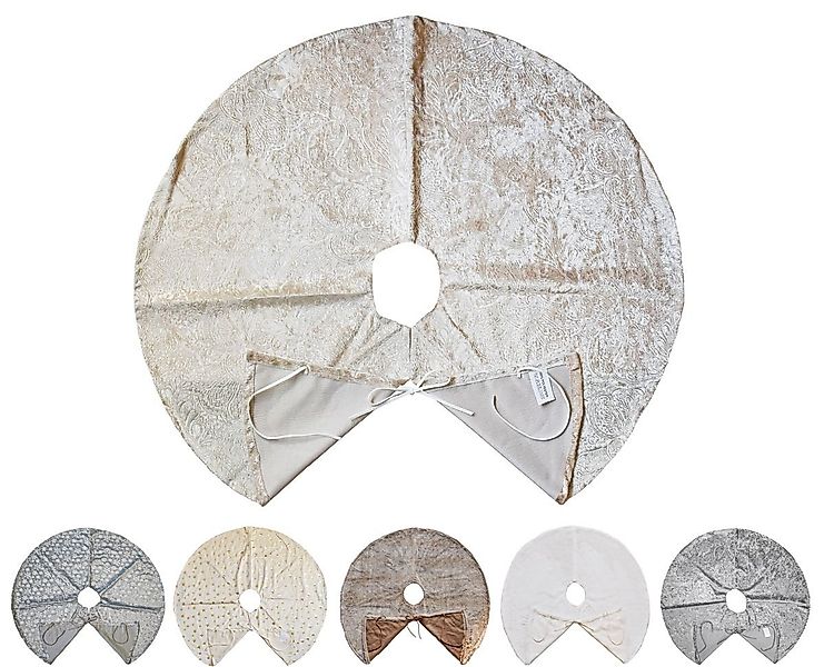 JACK Weihnachtsbaumdecke Kuschlige Christbaumdecke Rund Ø 90cm Weihnachtsba günstig online kaufen