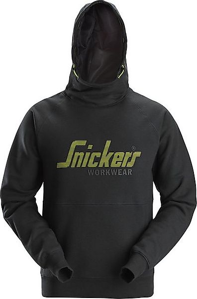 Snickers Rundhalspullover Logo Hoodie günstig online kaufen