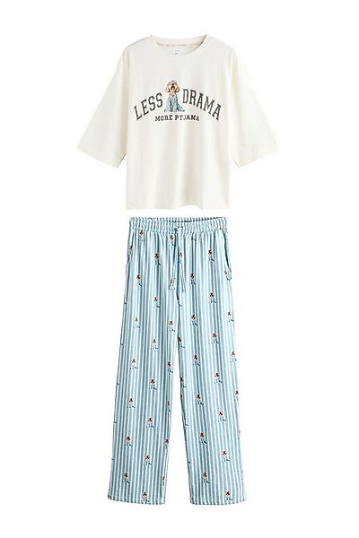 Next Pyjama Kurzärmeliger Baumwoll-Pyjama (2 tlg) günstig online kaufen