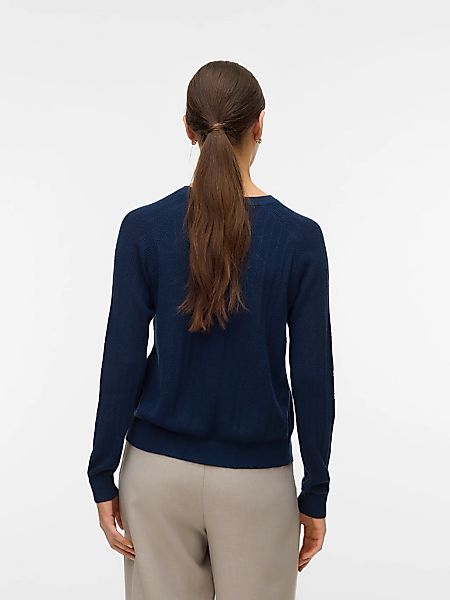 Vero Moda Strickpullover "VMNEWLEX POINTELLE LS O-N PULLOVER NOOS" günstig online kaufen