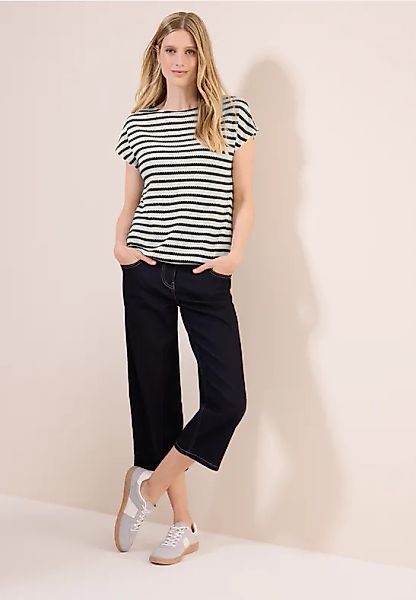 CECIL Gestreiftes Jacquard Shirt günstig online kaufen