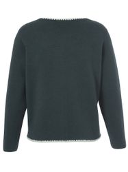 VIA APPIA DUE Strickjacke mit Kontraststreifen günstig online kaufen