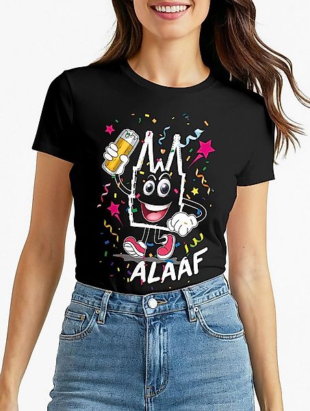 MoonWorks Print-Shirt Damen T-Shirt Fasching Karneval Alaaf Kölner Dom Ersa günstig online kaufen