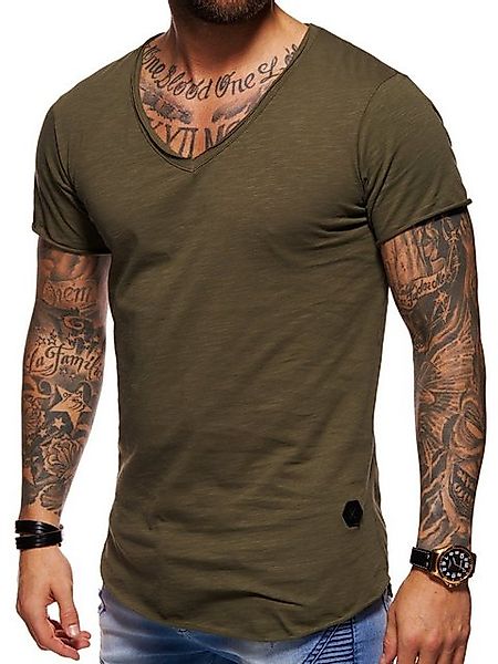 behype T-Shirt für Herren mit V-Ausschnitt günstig online kaufen