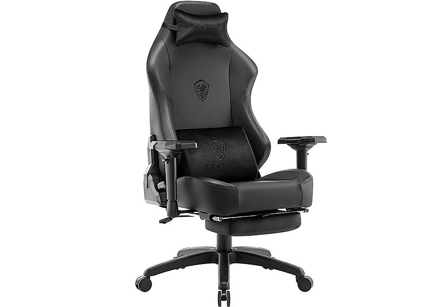 Dowinx Gaming-Stuhl Bürostuhl Ergonomischer Computer Stuhl mit Fußstütze, 4 günstig online kaufen