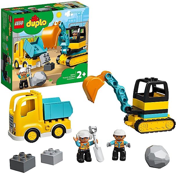 LEGO® Bagger und Laster (10931), LEGO® DUPLO® Town Konstruktionsspielsteine günstig online kaufen