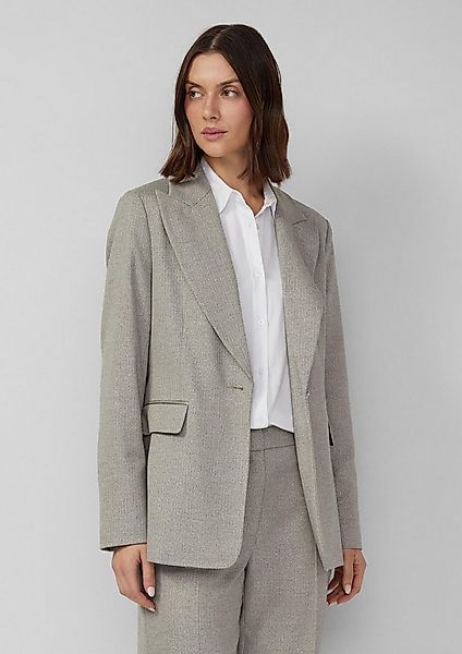 s.Oliver Jackenblazer Indoor-Blazer Eleganter Blazer im Slim Fit mit Glitze günstig online kaufen