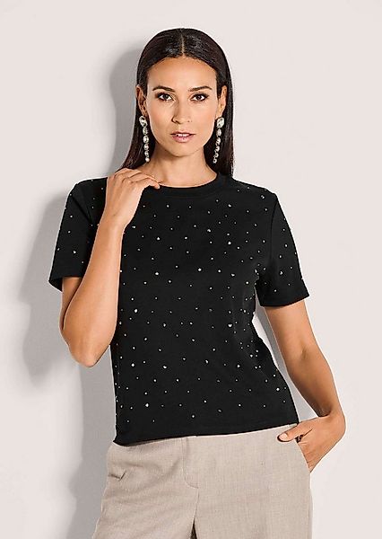 MADELEINE Kurzarmshirt Luxuriöses Shirt mit Strassakzenten Rundhals, funkel günstig online kaufen