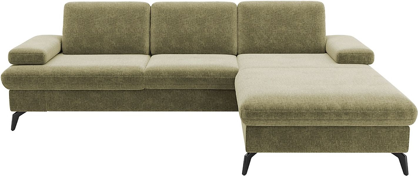 sit&more Ecksofa »Morris Jubi L-Form«, inkl. Armteilfunktion und 1 Zierkiss günstig online kaufen