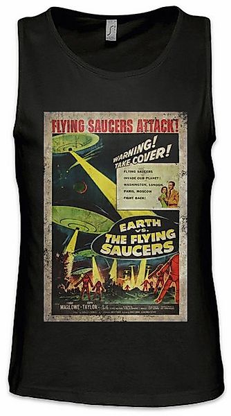 Urban Backwoods Tanktop Earth Vs. Flying Saucers I Ärmelloses T-Shirt Ufo F günstig online kaufen