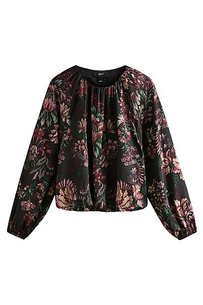 Next Langarmbluse Langärmeliges Top mit Ballonsaum günstig online kaufen