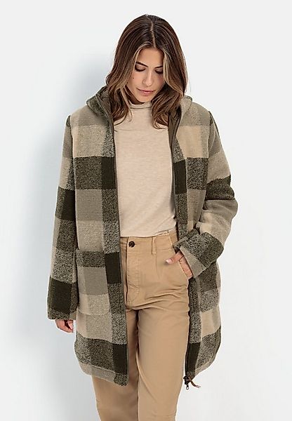 camel active Wollmantel mit Kapuze Langarm Kapuze günstig online kaufen