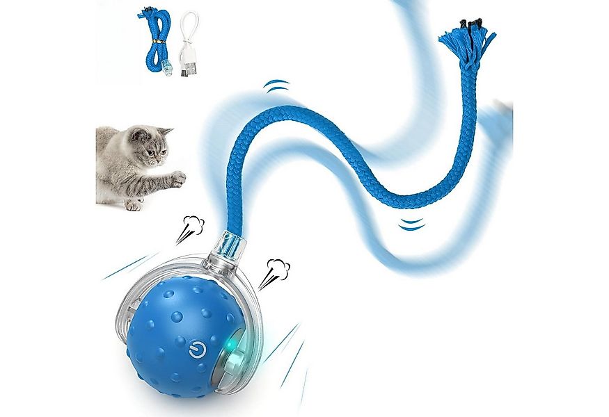 Forrlite Tier-Intelligenzspielzeug Katzenspielzeug, mit LED-Licht,360° Selb günstig online kaufen