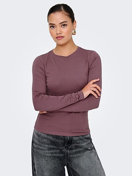 ONLY Langarmshirt "ONLRILEY O-NECK L/S TOP JRS" günstig online kaufen