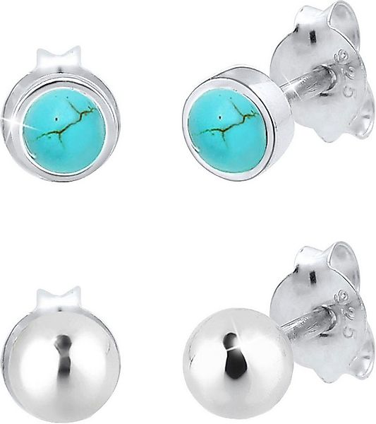 Elli Ohrstecker-Set Schmuck Geschenk Silber 925 Ohrringe (Set, 4-tlg), mit günstig online kaufen