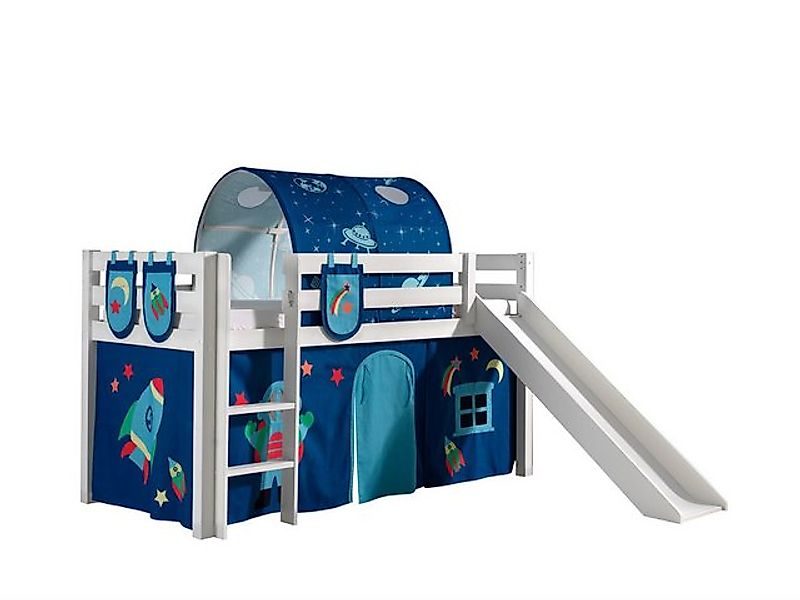 58 aufm Kessel Bettgestell Spielbett mit Rutsche Karolina 210x218x114 Kinde günstig online kaufen