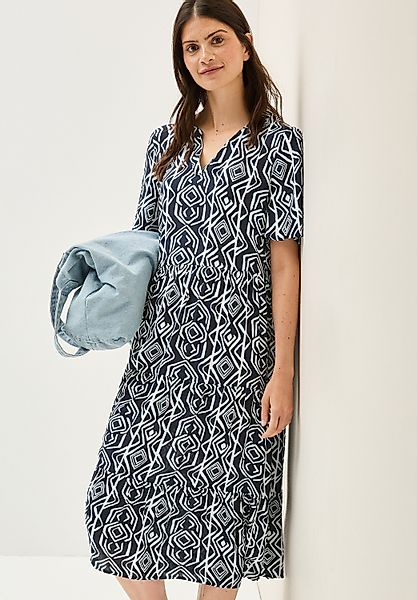CECIL Volantkleid Sommerkleid mit grafischem Muster günstig online kaufen