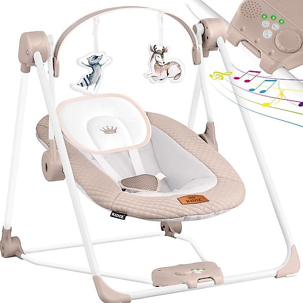 KIDIZ Babywippe, Babywippe Babyschaukel mit Geschwindigkeitseinstellungen günstig online kaufen