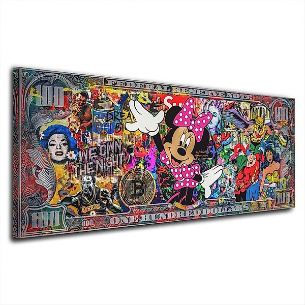 Artedinoi Leinwandbild Comic Pop Art Maus günstig online kaufen