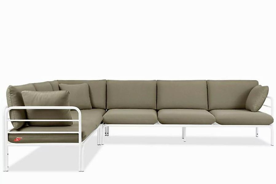 KONSIMO Loungesofa RAMBE Ecksofa, Gartensofa, hergestellt in der EU, mit Ki günstig online kaufen