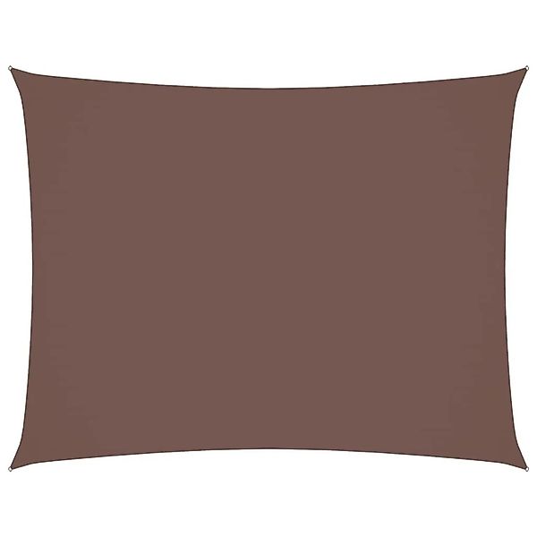 vidaXL Sonnensegel Oxford-Gewebe Rechteckig 3x4 m Braun 135815 günstig online kaufen