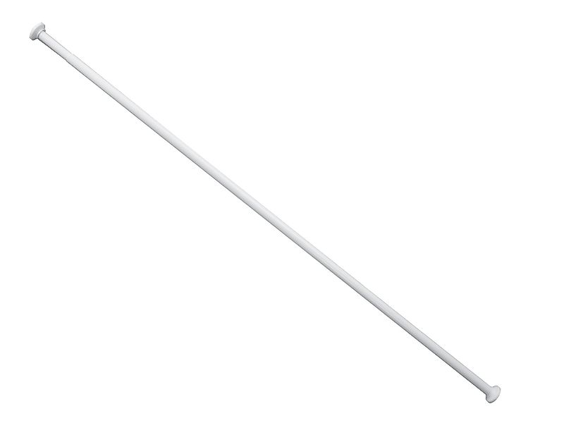 Ekershop Duschvorhangstange Alu Weiß Duschstange 125 günstig online kaufen