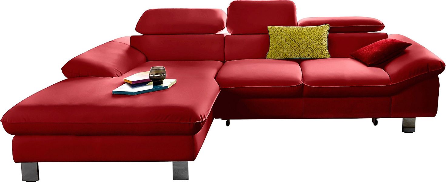 COTTA Ecksofa Driver L-Form, mit Kopfteilverstellung, günstig online kaufen