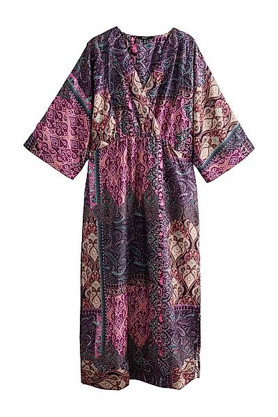 Next Midikleid Tailliertes Midikleid mit Kimonoärmeln (1-tlg) günstig online kaufen