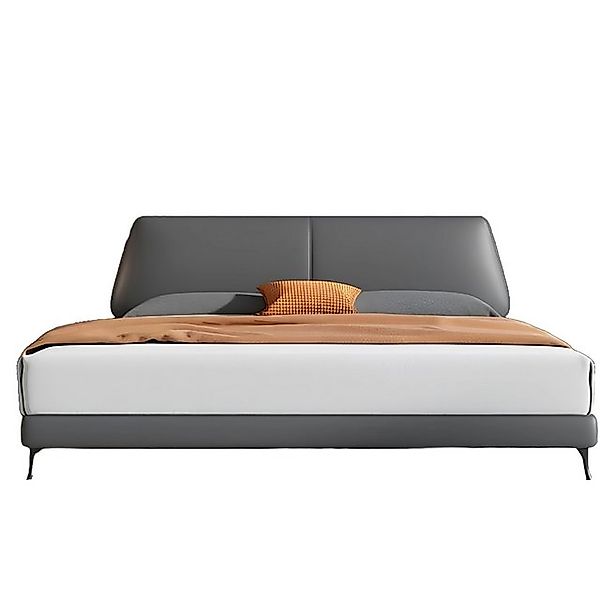 JVmoebel Bett Design Luxus Doppel Hotel Betten Ehe Leder Luxus Bett Polster günstig online kaufen