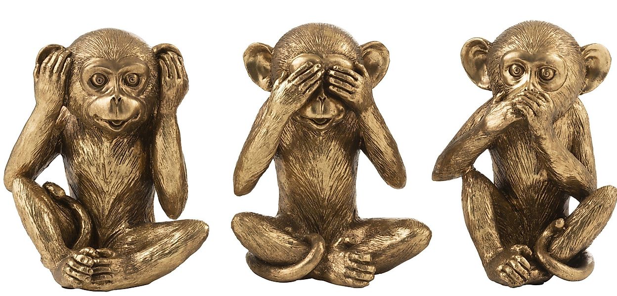 MF Skulptur XXL Grösse 3 Affen günstig online kaufen