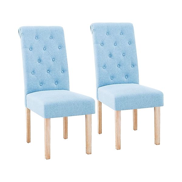 Fromm&Starck Esszimmerstuhl Polsterstuhl 2er Set Holzbeine günstig online kaufen