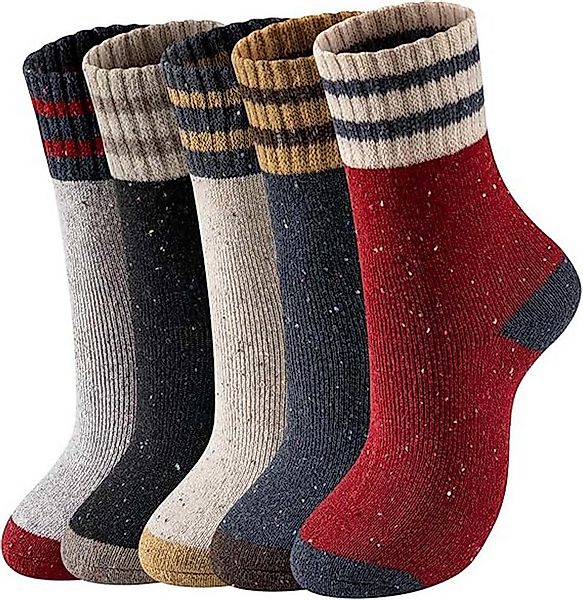 Bextsrack Thermosocken Damen Socken Winter Socken 5 Paar atmungsaktiv warm günstig online kaufen