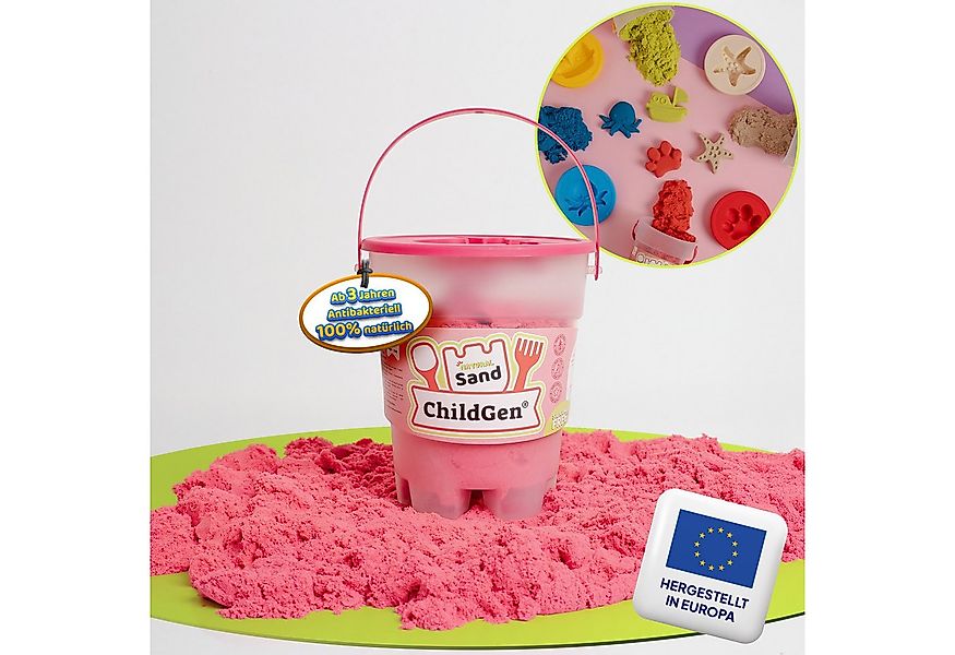 ChildGen Sandkasten Kinetischer Sand, Natürlich, ungiftig, Magischer Sand, günstig online kaufen