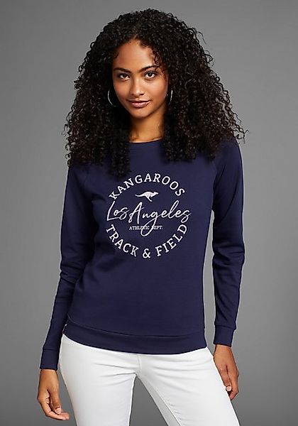 KangaROOS Sweatshirt mit Frontprint - NEUE KOLLEKTION günstig online kaufen