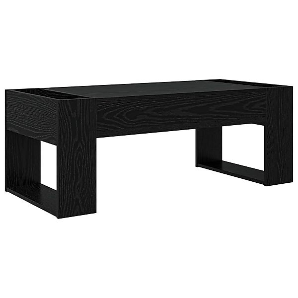 vidaXL Couchtisch Schwarz Eichen-Optik 110 x 50 x 41 cm Holzwerkstoff 80001 günstig online kaufen
