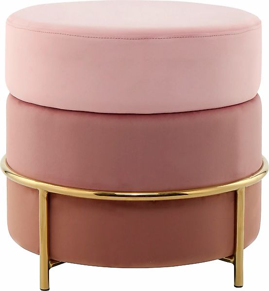 Kayoom Sitzhocker "Hocker Matilda 125, Komfortable runde Form, Gemütlicher günstig online kaufen