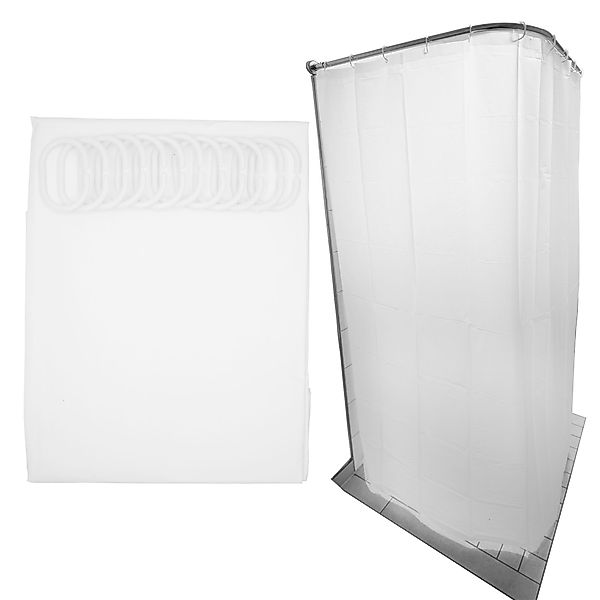 BENSON Duschvorhang Duschvorhang 180x200 cm Badewannenvorhang, günstig online kaufen