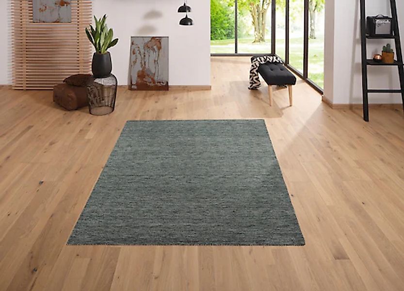 my home Wollteppich »Tessa«, rechteckig, 15 mm Höhe, reine Wolle, handgeweb günstig online kaufen