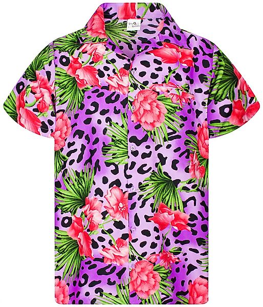 King Kameha Hawaiihemd Leopard Flowers Funky günstig online kaufen