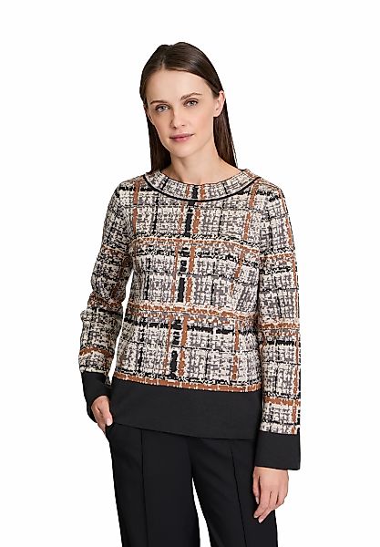 Betty Barclay Strickpullover "Damen Strickpullover mit Jacquard", 1 Stk. Ho günstig online kaufen